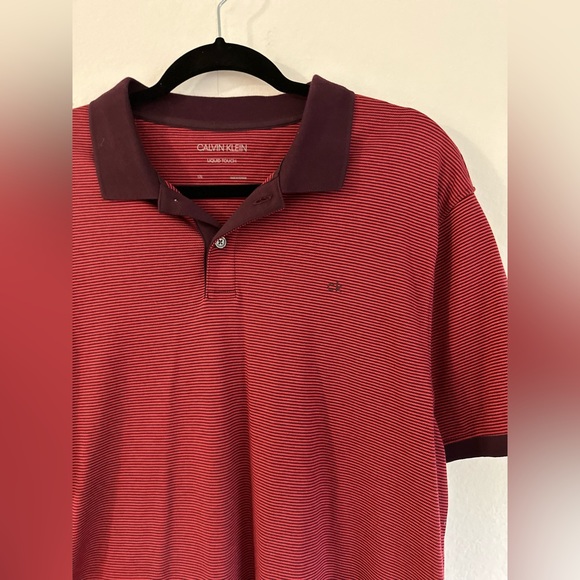 Calvin Klein Red Polo - Picture 3 of 4